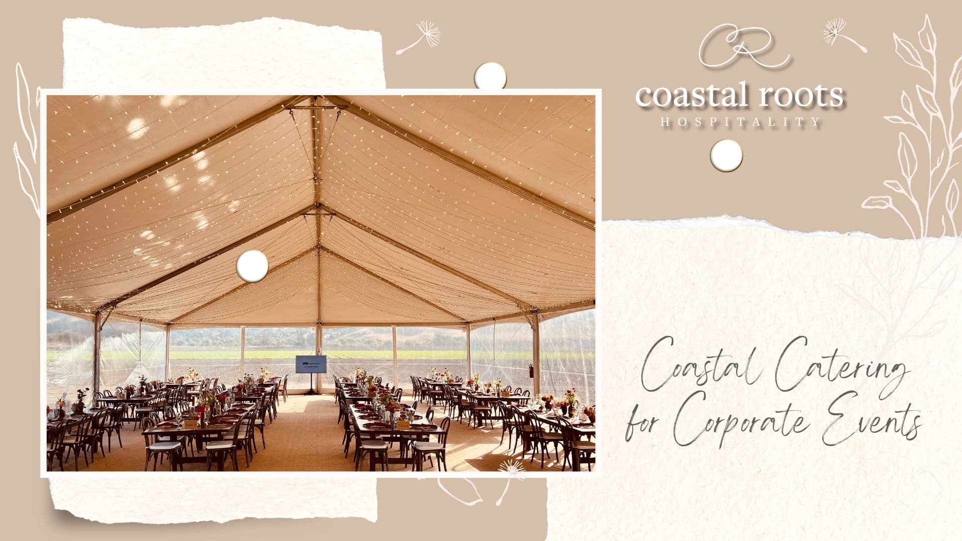 From Boardroom to Bonfire: Coastal Catering for Corporate Events with a Twist