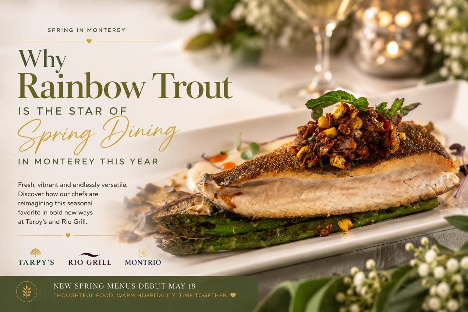 Why Rainbow Trout Is the Star of Spring Dining in Monterey This Year