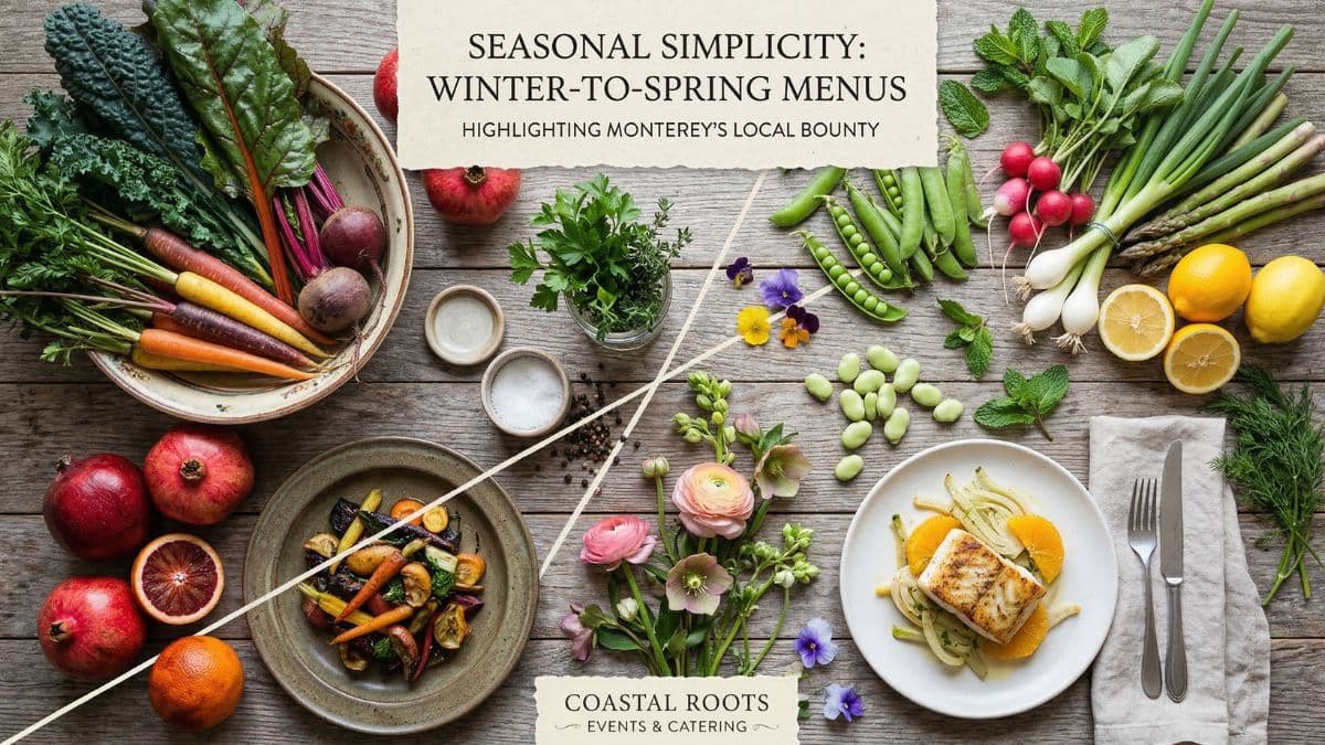 Seasonal Simplicity: Winter-to-Spring Menus That Highlight Monterey’s Local Bounty