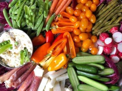 Garden Vegetable Display