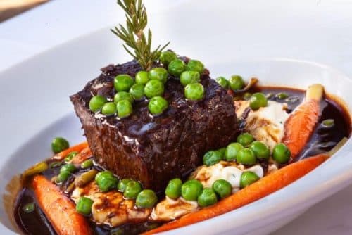 Second plated entrée — Coastal Roots catering menu