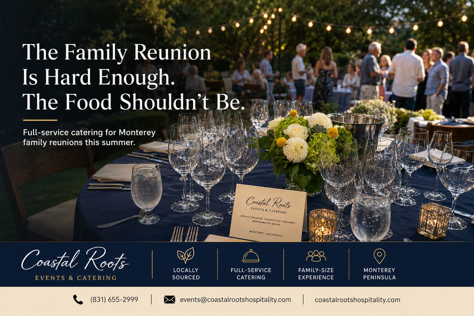 Planning a family reunion in Monterey, CA this summer?