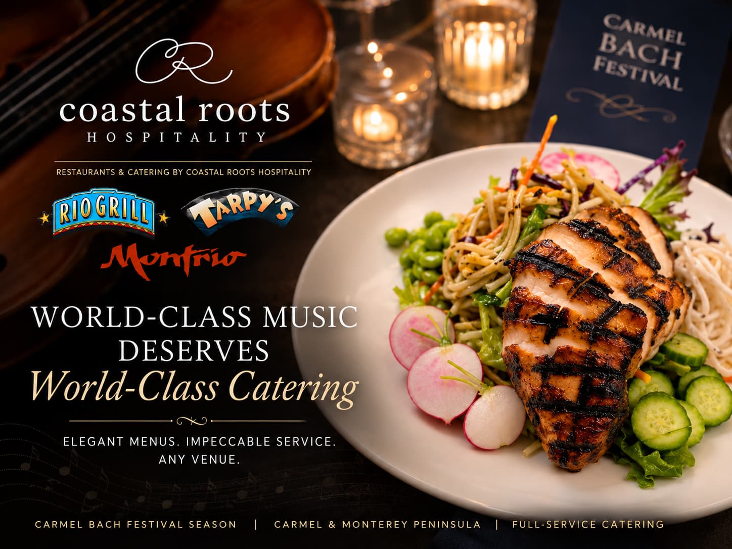 The Music Is World-Class. Your Pre-Concert Dinner Should Be Too.