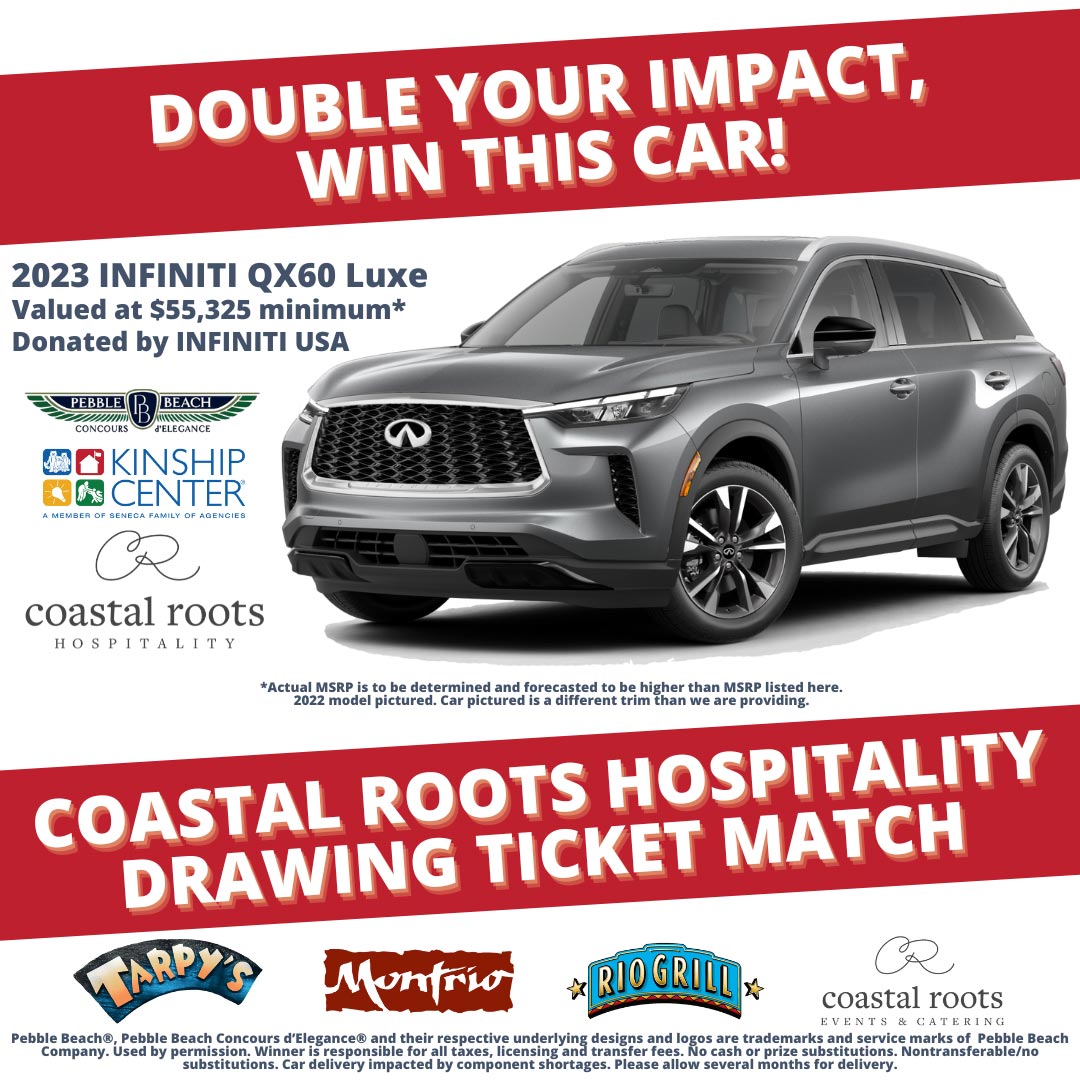 Coastal-Roots-Match Double Your Impact, Win this Car!