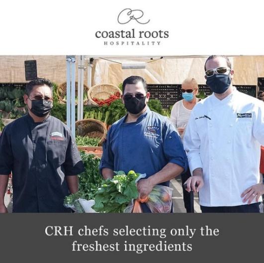 CRH Chefs selecting only the freshest ingredients.